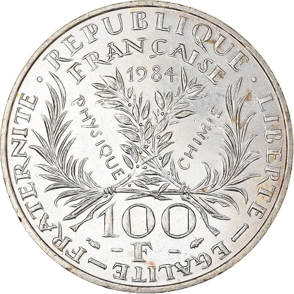Münze, Frankreich, Marie Curie, 100 Francs, 1984, VZ, Silber, KM:955