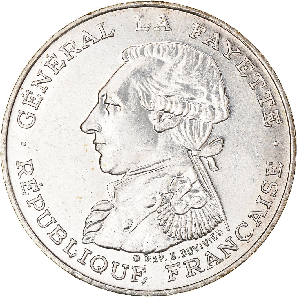 Monnaie, France, Lafayette, 100 Francs, 1987, SUP, Argent, KM:962
