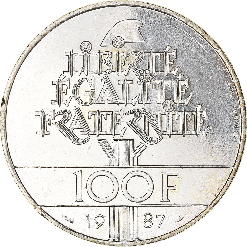 Monnaie, France, Lafayette, 100 Francs, 1987, SUP, Argent, KM:962