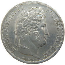 FRANCE, Louis-Philippe, 5 Francs, 1831, Lyon, KM #744.2, AU(50-53), Silver,...
