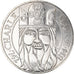 Coin, France, Charlemagne, 100 Francs, 1990, AU(55-58), Silver, KM:982