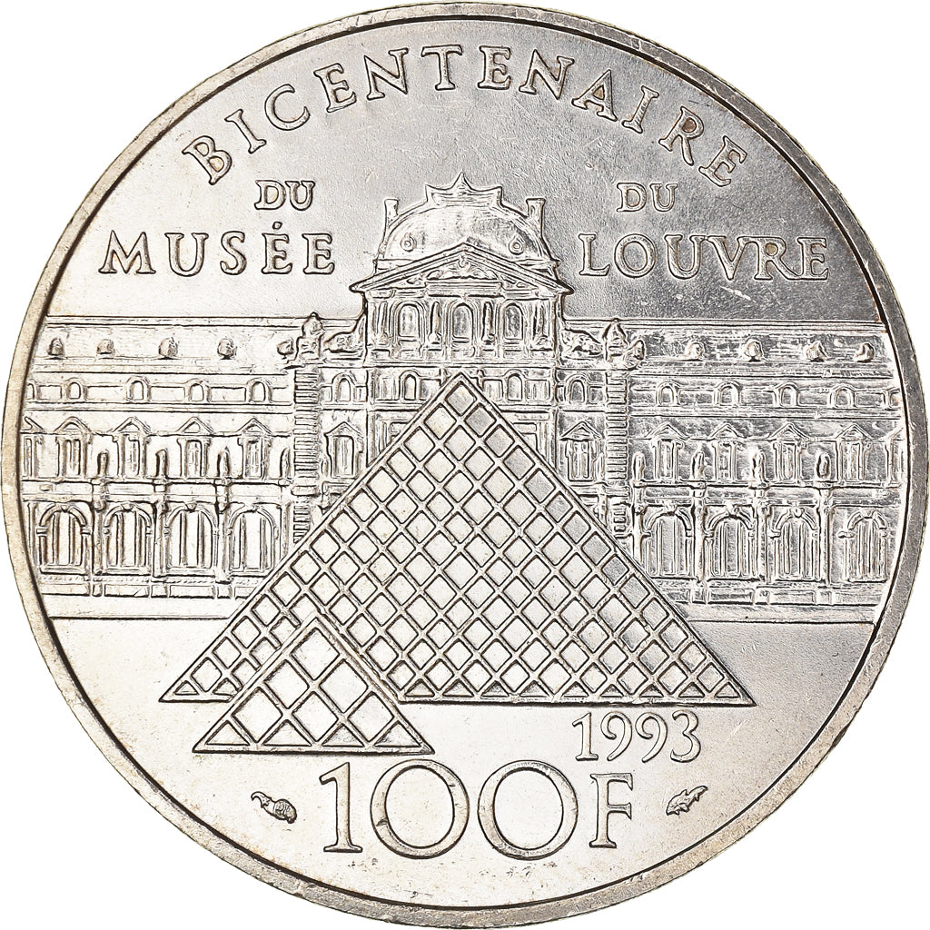 Coin, France, Liberté guidant le peuple, 100 Francs, 1993, AU(55-58), Silver