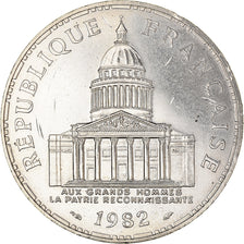 Coin, France, Panthéon, 100 Francs, 1982, Paris, AU(55-58), Silver, KM:951.1