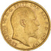 Coin, Great Britain, Edward VII, Sovereign, 1902, Souverain, AU(50-53), Gold
