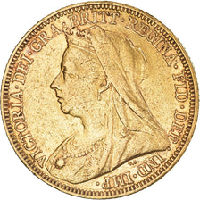 Coin, Australia, Victoria, Sovereign, 1895, Souverain, EF(40-45), Gold, KM:13