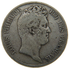 Louis Philippe I, 5 Francs Tête Nue sans le I