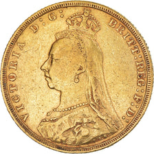 Coin, Australia, Victoria, Sovereign, 1888, Souverain, EF(40-45), Gold, KM:10