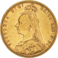 Coin, Australia, Victoria, Sovereign, 1893, Melbourne, Souverain, EF(40-45)