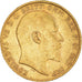 Coin, Great Britain, Edward VII, Sovereign, 1904, Souverain, AU(55-58), Gold