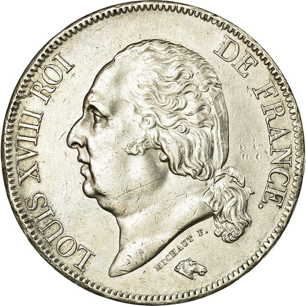 Münze, Frankreich, Louis XVIII, Louis XVIII, 5 Francs, 1820, Paris, VZ, Silber