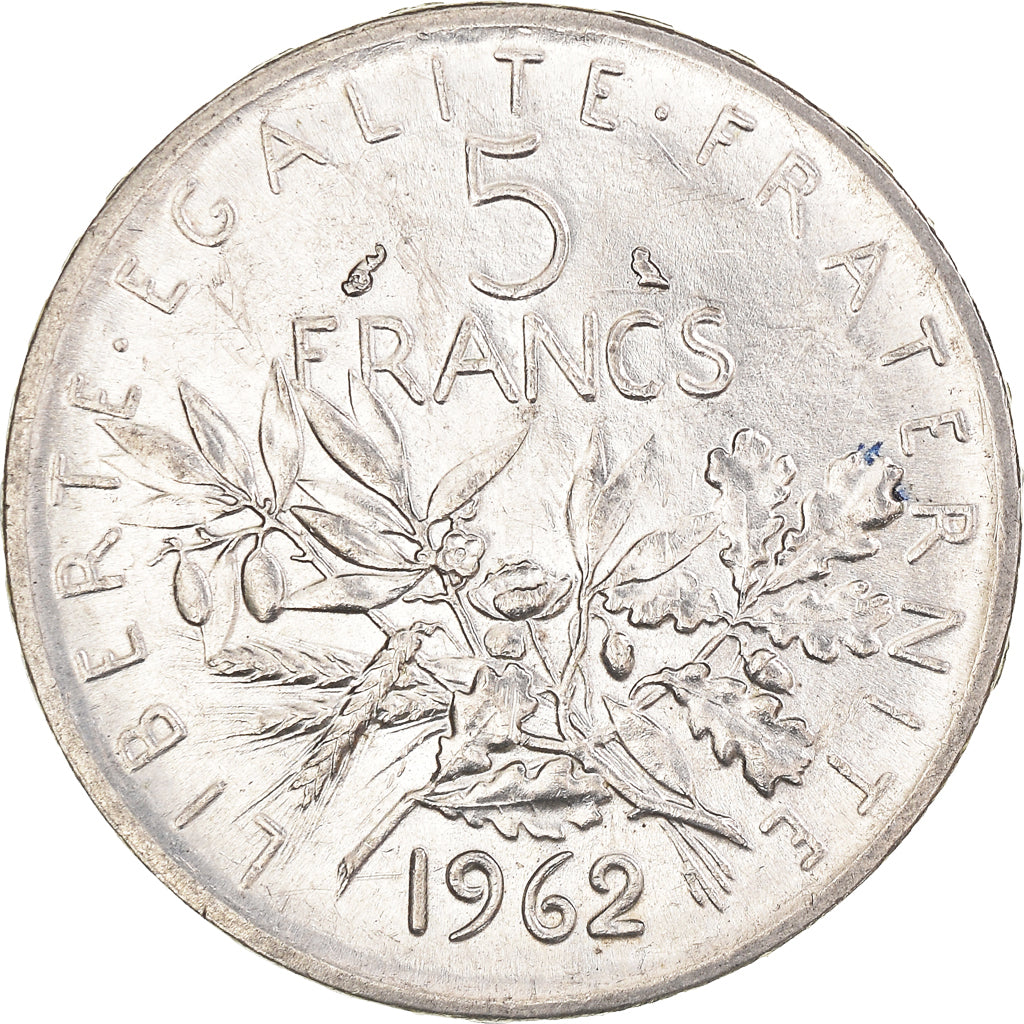 Coin, France, Semeuse, 5 Francs, 1962, Paris, MS(63), Silver, KM:926