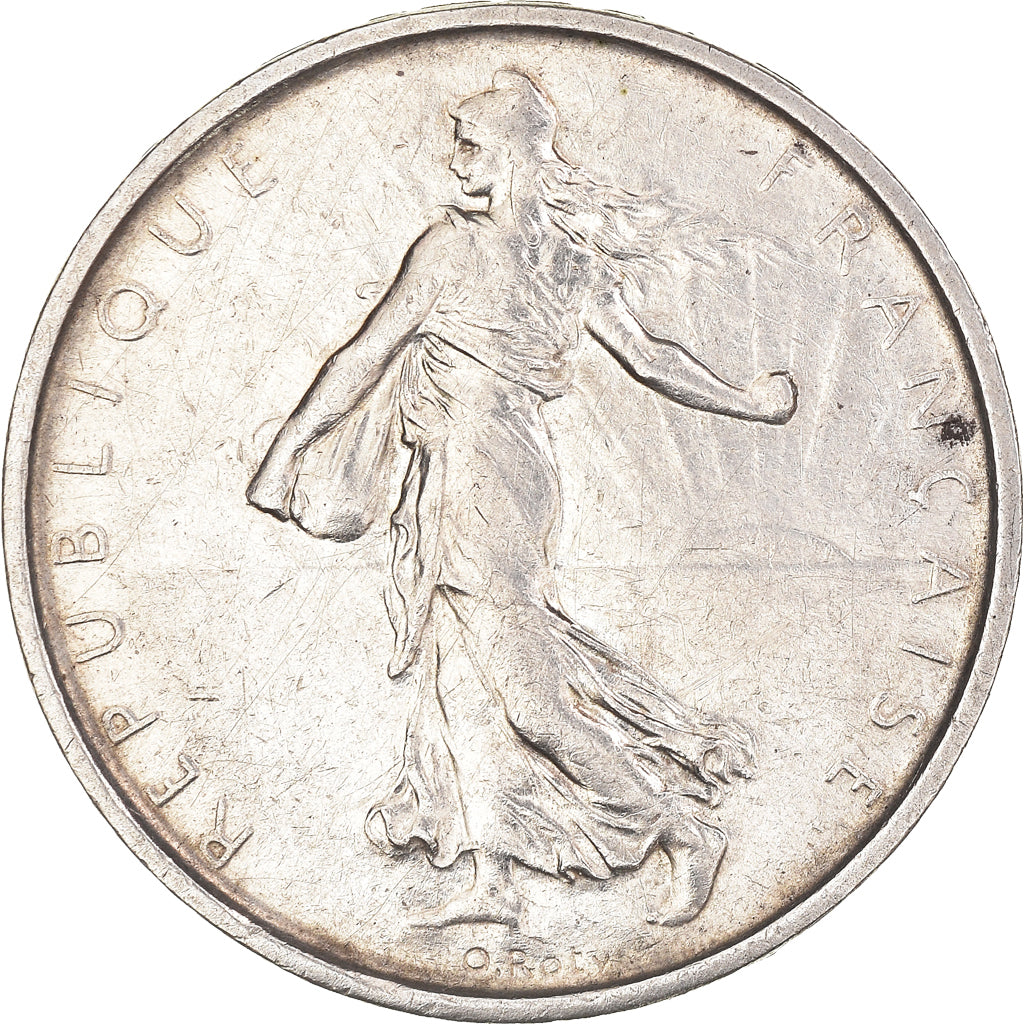 Coin, France, Semeuse, 5 Francs, 1965, EF(40-45), Silver, KM:926, Gadoury:770