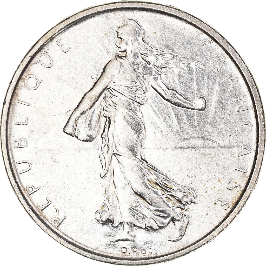 Coin, France, Semeuse, 5 Francs, 1963, Paris, AU(55-58), Silver, KM:926