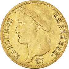 Moeda, França, Napoléon I, 20 Francs, 1811, Paris, AU(50-53), Dourado