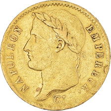 Moneda, Francia, Napoléon I, 20 Francs, 1808, Paris, MBC, Oro, KM:687.1