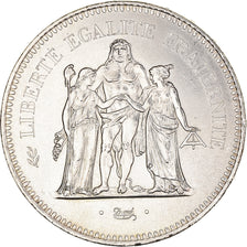 Moneta, Francia, Hercule, 50 Francs, 1975, Paris, SPL, Argento, KM:941.1