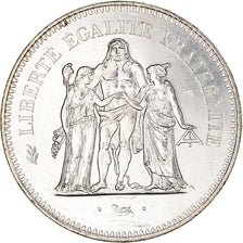 Moneta, Francia, Hercule, 50 Francs, 1978, Paris, SPL-, Argento, KM:941.1