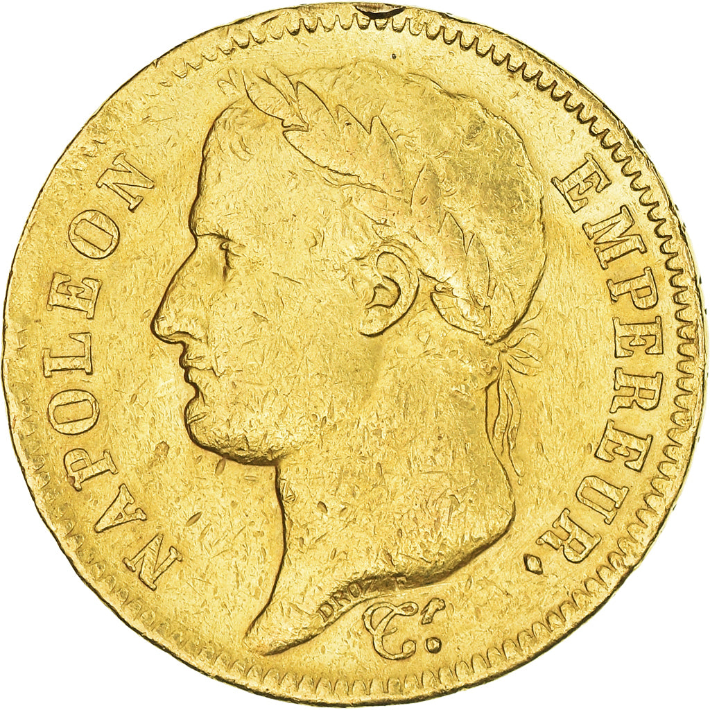 Monnaie, France, Napoléon I, 40 Francs, 1812, Paris, TB, Or, Gadoury:1084