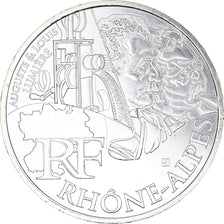 França, 10 Euro, Rhône Alpes, Euros des régions, 2012, Paris, Rhône-Alpes