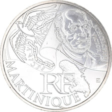 France, 10 Euro, 2012, Paris, Martinique, MS(65-70), Silver, KM:1879