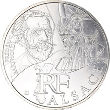 France, 10 Euro, Alsace, 2012, Paris, MS(65-70), Silver, KM:1870