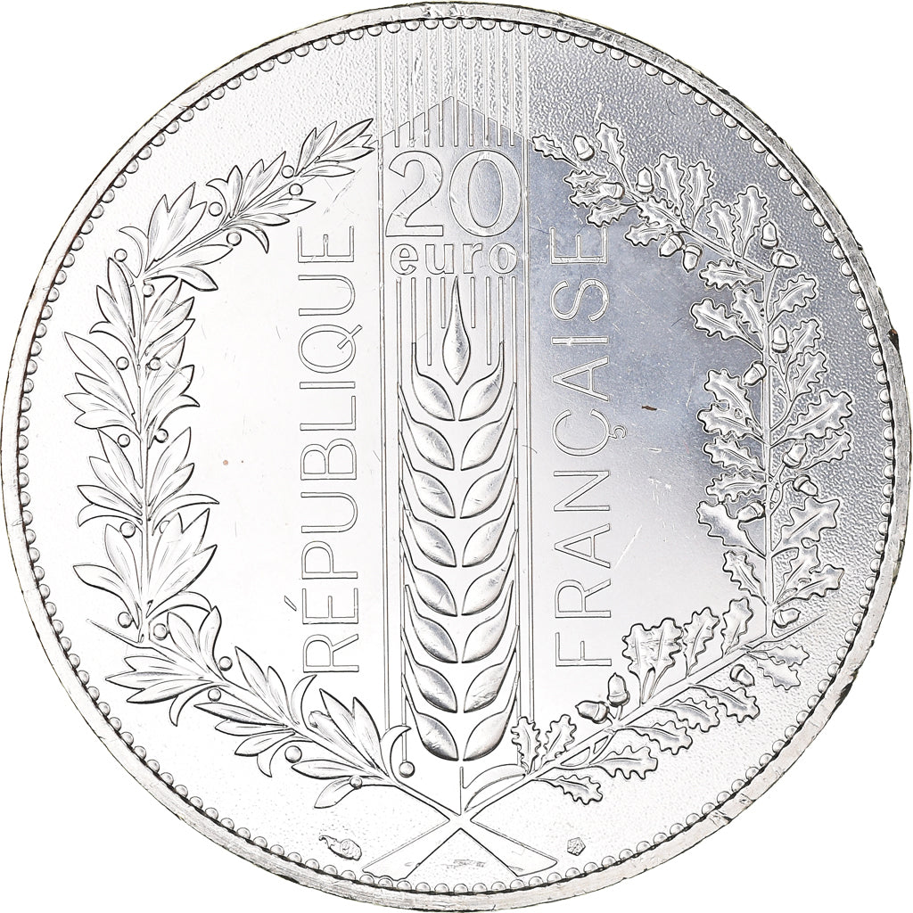 France, 20 Euro, Le Chêne, 2020, Paris, FDC, Argent