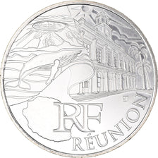 France, 10 Euro, Réunion, 2011, Paris, MS(63), Silver, KM:1750