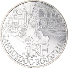 France, 10 Euro, Languedoc-Rousillon, 2011, Paris, MS(64), Silver, KM:1741