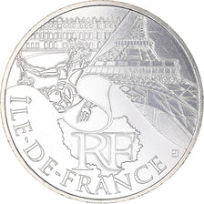 France, 10 Euro, 2011, Paris, Ile De France, MS(64), Silver, KM:1739