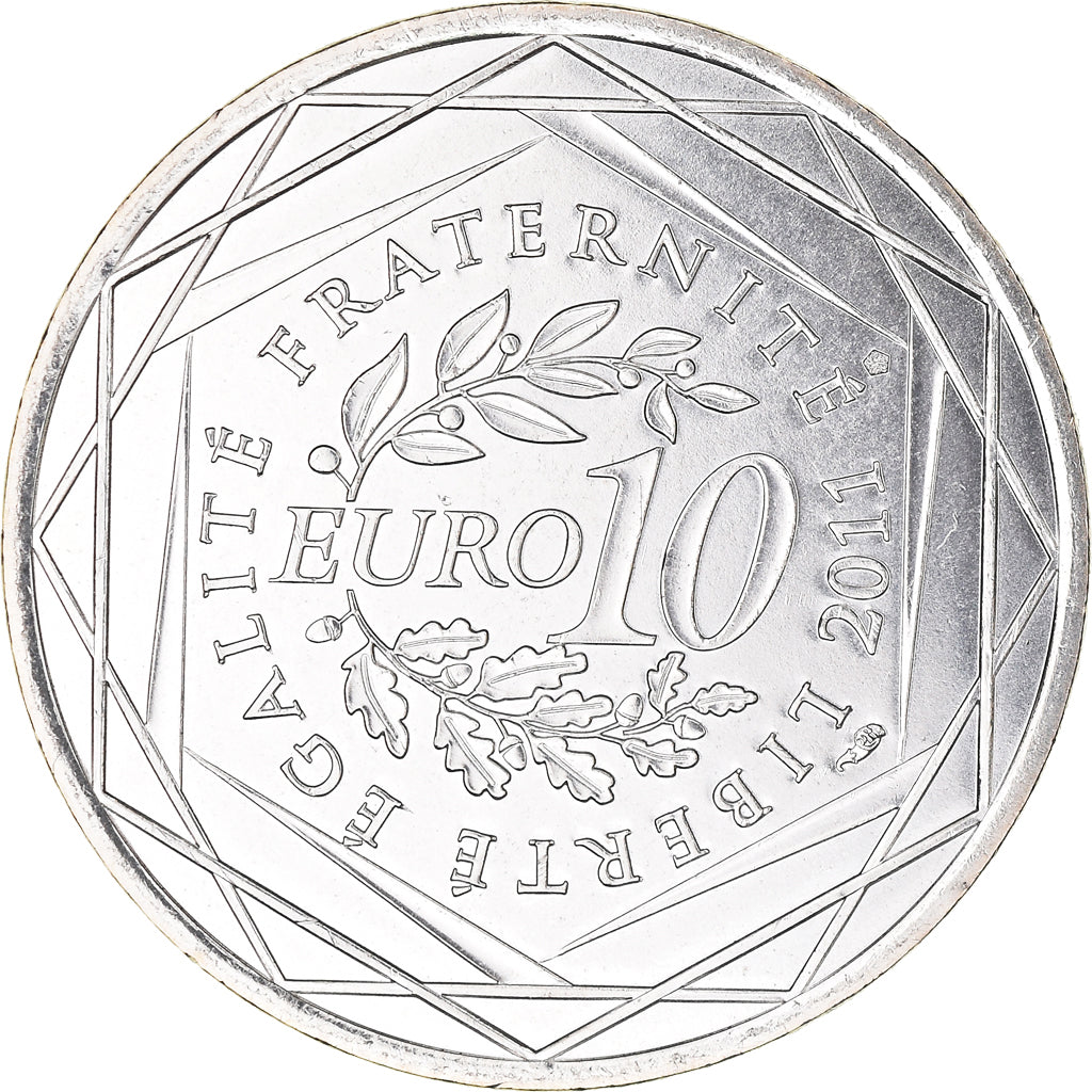 France, 10 Euro, Rhône Alpes, Euros des régions, 2011, Paris, FDC, FDC