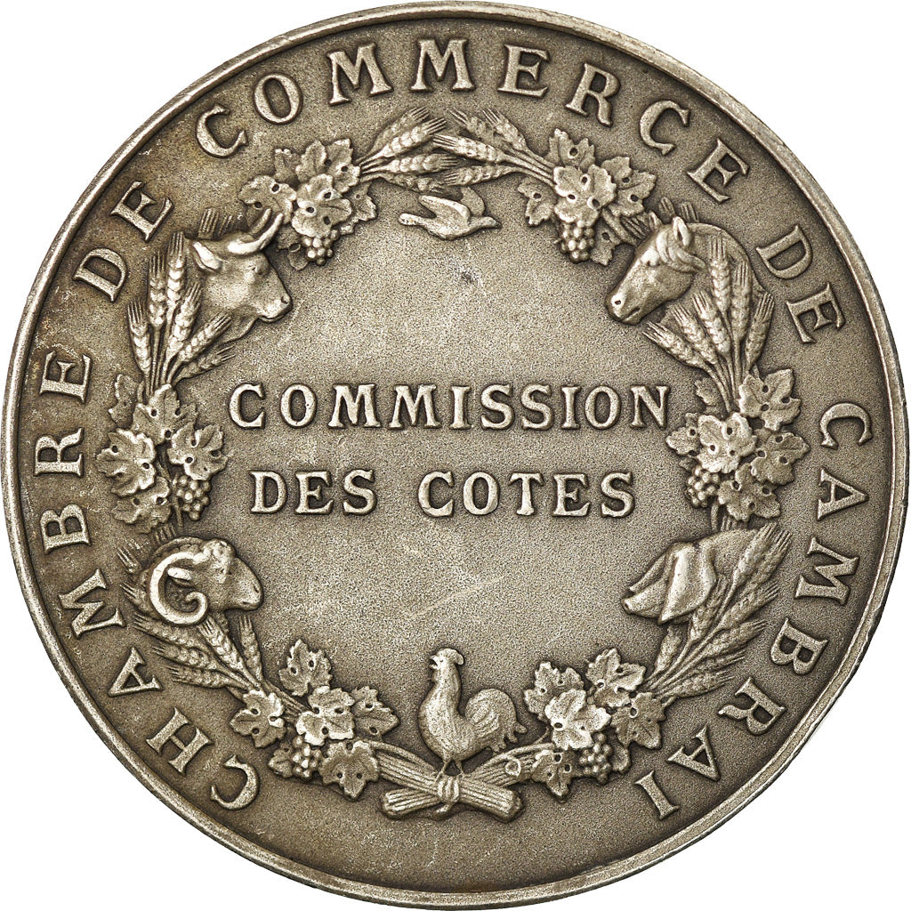 France, Token, Chambre de Commerce de Cambrai, Lagrange, MS(60-62), Silver