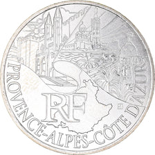 France, 10 Euro, 2011, Paris, Provence Alpes Côte d'Azur, FDC, Argent, KM:1749