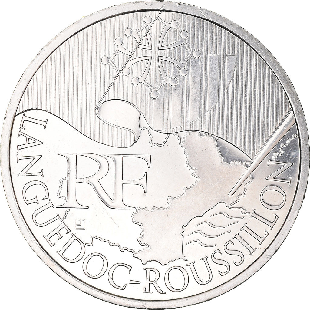 France, 10 Euro, Languedoc-Rousillon, Euros des régions, 2010, Paris, FDC