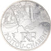 France, 10 Euro, Poitou-Charentes, 2011, Paris, MS(64), Silver, KM:1748