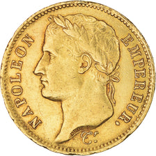 Moeda, França, Napoléon I, 40 Francs, 1811, Paris, EF(40-45), Dourado