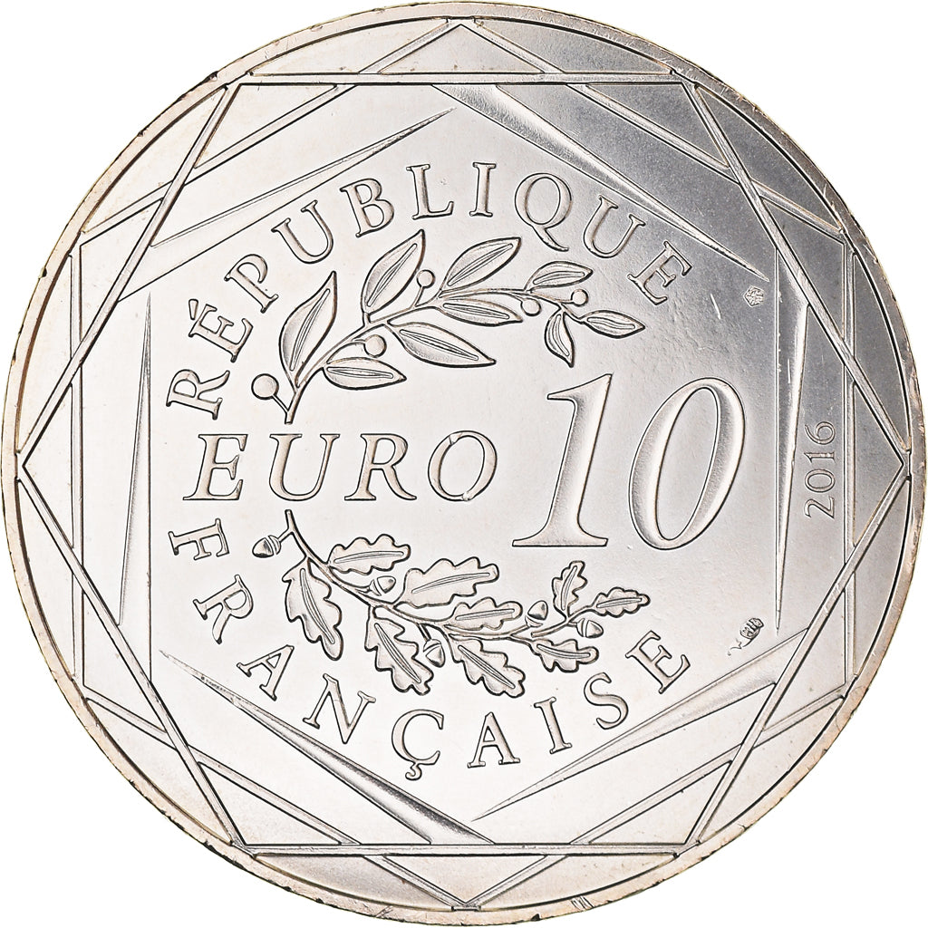 France, 10 Euro, Le Petit Prince No 6/24, 2016, MS(65-70), Silver