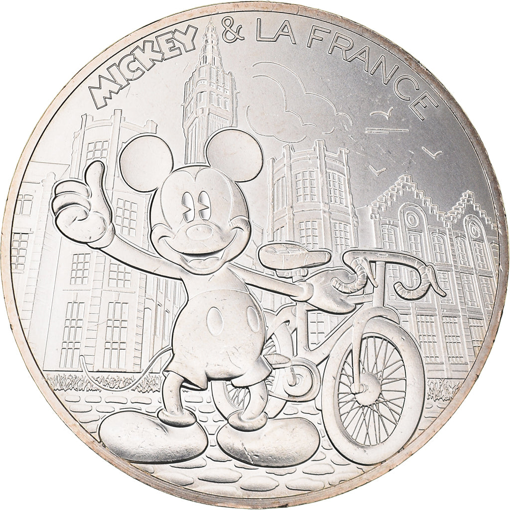 França, Mickey, Le Roi de la petite Reine, 10 Euro, 2018, Paris, MS(65-70)