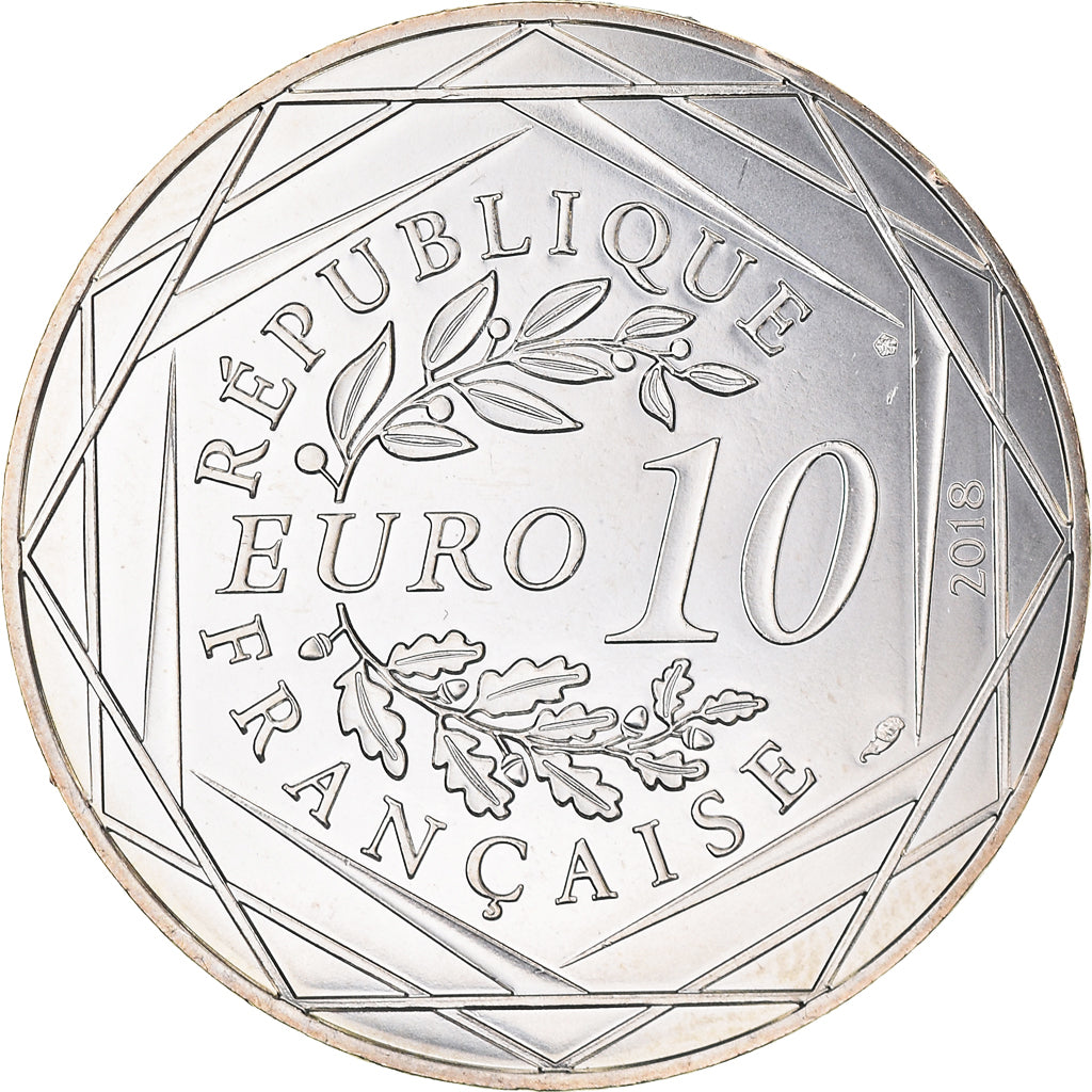 França, Mickey, Le Roi de la petite Reine, 10 Euro, 2018, Paris, MS(65-70)