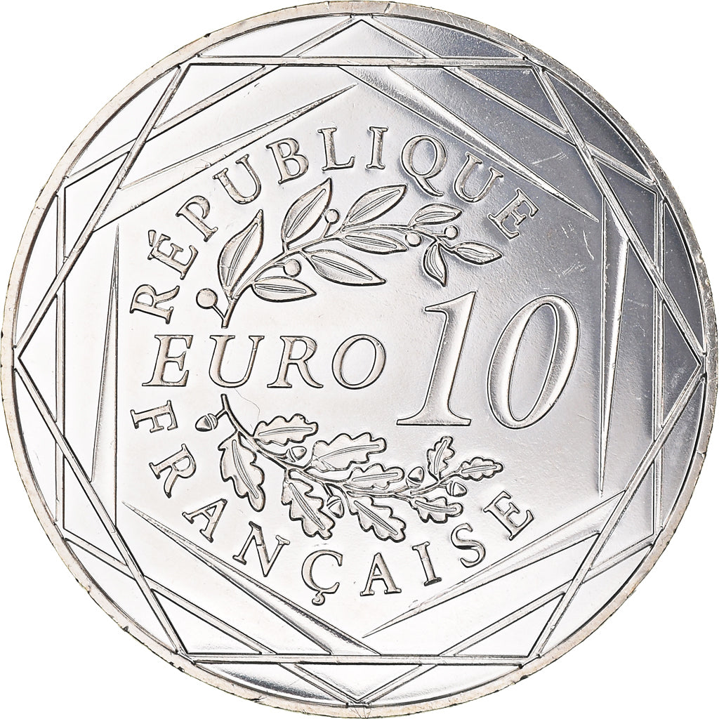 France, 10 Euro, Centenaire de l'Armistice, 2018, MS(65-70), Silver