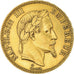 Moneta, Francia, Napoleon III, Napoléon III, 100 Francs, 1867, Strasbourg, BB