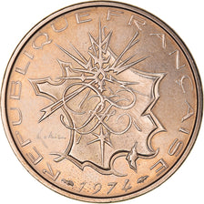 Coin, France, Mathieu, 10 Francs, 1974, Paris, ESSAI, MS(65-70), Nickel-brass