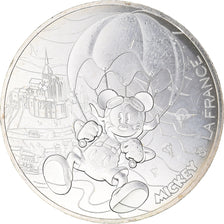 France, 10 Euro, Mickey libre comme l'air, 2018, MS(65-70), Silver