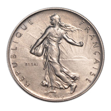 FRANCE, 1 Franc, 1959, MS(65-70), Silver, Gadoury #474, 6.00