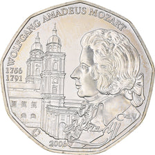 Austria, 5 Euro, Mozart, 2006, Vienna, MS(64), Silver, KM:3131