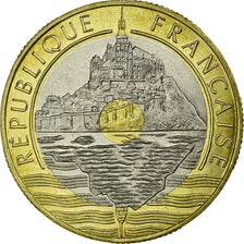 Coin, France, 20 Francs, 1992, MS(65-70), Bimetallic, Gadoury:871