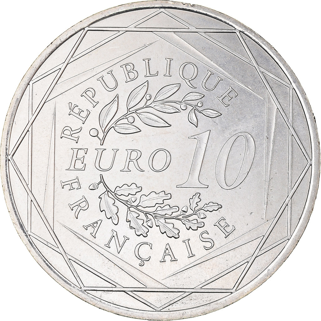 France, 10 Euro, Hercule, 2013, Paris, FDC, AU(55-58), Silver, Gadoury:EU590