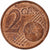 European Union, 2 Euro Cent, Error double reverse, Uncertain date, Coppered