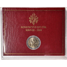 Vatican, 2 Euro, Année de Saint Paul, 2008, MS(65-70), Bi-Metallic