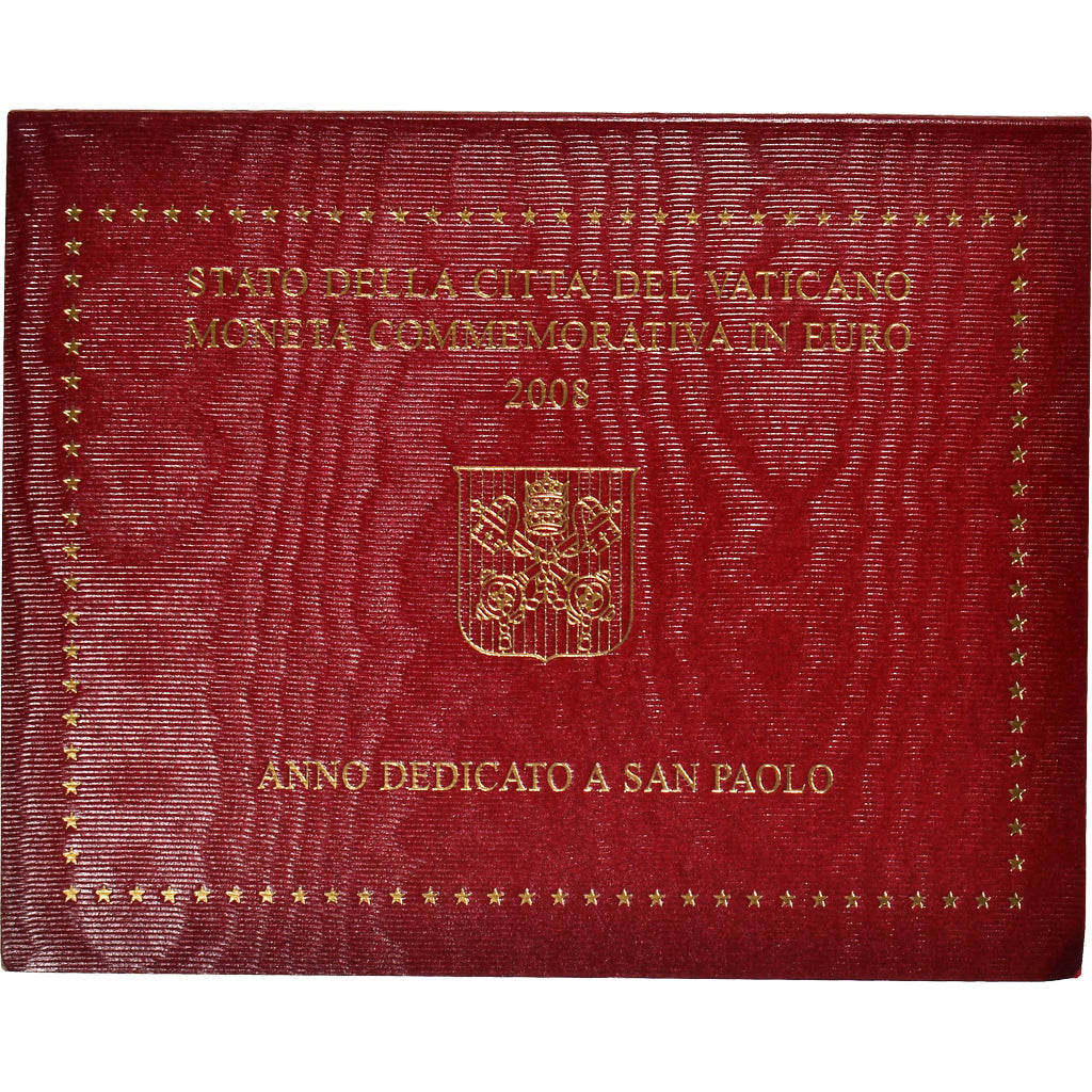 Vatican, 2 Euro, Année de Saint Paul, 2008, MS(65-70), Bi-Metallic