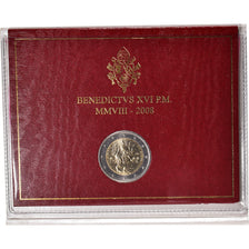 Vatican, 2 Euro, Année de Saint Paul, 2008, MS(65-70), Bi-Metallic